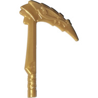 Lego srp s dračí hlavou, zlatá (86125a PEARL GOLD)